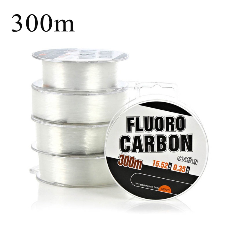 300m Strong Fishing Line Super Power Fluorocarbon Coated Monofilament Fishing Leader Line Fishing Wire Fishing Accessories 1pc