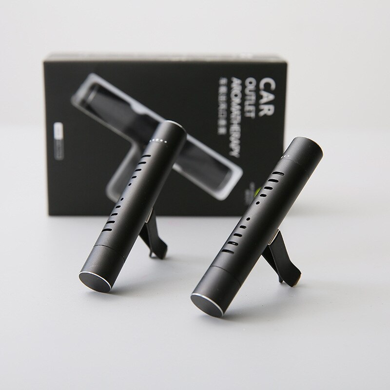 Lot de 2 mini désodorisants pour voiture, parfum pour climatiseur, diffuseur de parfum solide pour voiture