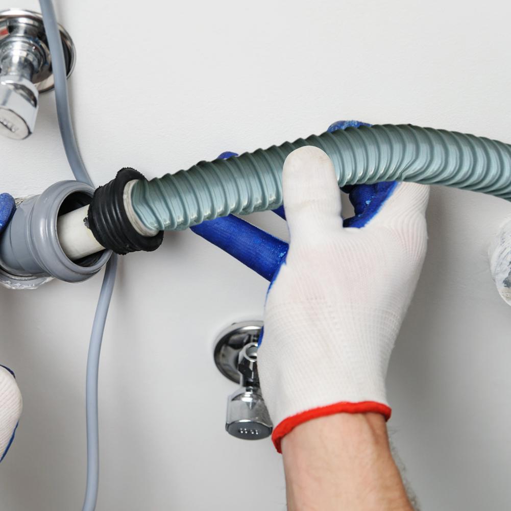 80cm Telescopic Drains PVC Drain Hose Washbasin Deodorant Drain Pipe Kitchen Sink Drain Pipe For Wash Machine Dishwasher Air Con