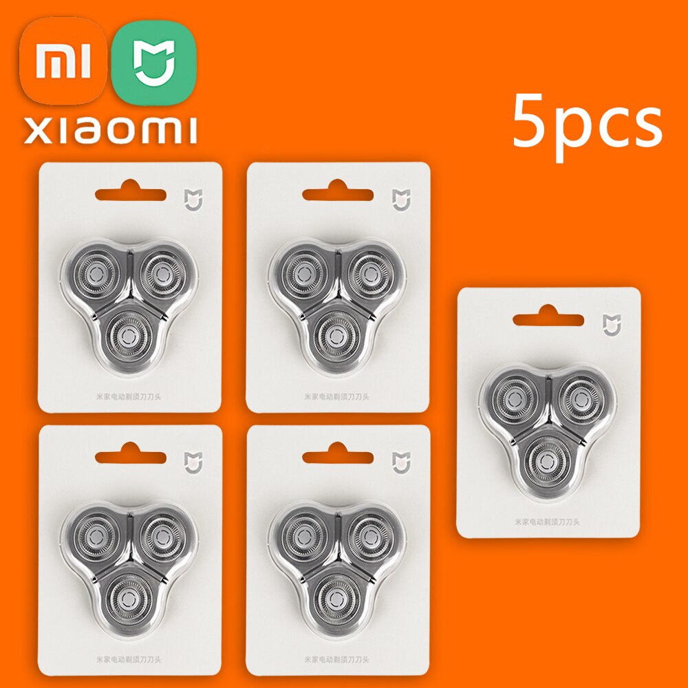 Originele Xiaomi Mijia Scheerapparaat Hoofd Voor S500 S300 S500C Originele Xiaomi Scheerapparaat S500 Blades S300 Razor Blade Head Mi 100%