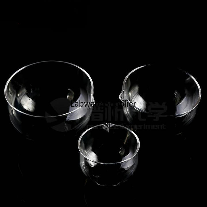 90mm okrągłodenne szkło kwarcowe naczynie robić odparowywania, naczynie robić odparowywania robić nauczania laboratoryjnego