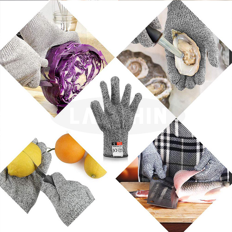Handschuhe Küche schneiden Beständig Handschuhe für Fisch Fleisch Schneiden Sicherheit Handschuhe hoch-festigkeit Klasse eben 5 Schutz Sicherheit Anti schneiden
