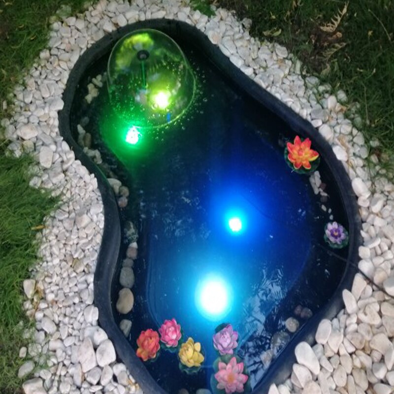 Remote Controlled RGB Submersible Light Battery Operated Underwater Night Lamp 3led 10led 13led Outdoor Vase Bowl Garden Party