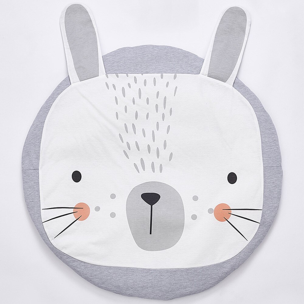 INS Baby Infant Spielen Matten Kinder Krabbeln Teppich Boden Teppich Baby Bettwäsche Kaninchen Decke Baumwolle Infant Teppich Kinder Zimmer Dekor 90CM: WJ3260B