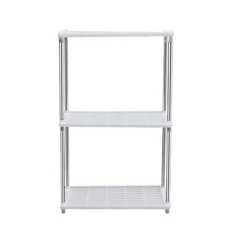 Kitchen Plastic Rack Multifunctional Home Storage Organization Cabinet Bathroom Rack Simple Assembly Floor Multi-layer Rack