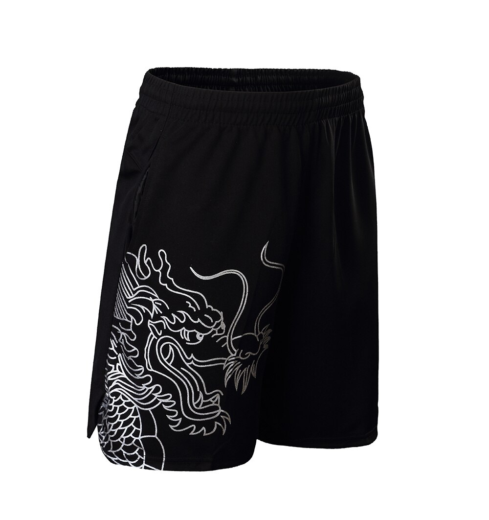 Tafeltennis Shorts Mannen Of Vrouwen, Tennis Shorts, Sport Shorts 606 XS-4XL Size: Black silver / XS