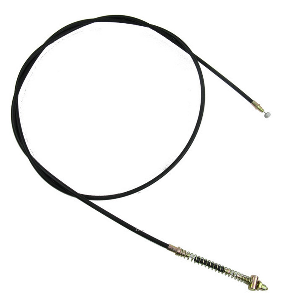 2 Pcs Universal Brake Line 6.5ft Length Plastic Coated Rear Brake Cable Wire for Motorcycle Scooter Brake Line