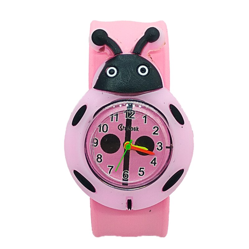 Cartoon Children's Watch Bee Ladybug Beetle Flapping Strap Kids Watches for Boys Girls Christmas Clock for Student Prize: Other
