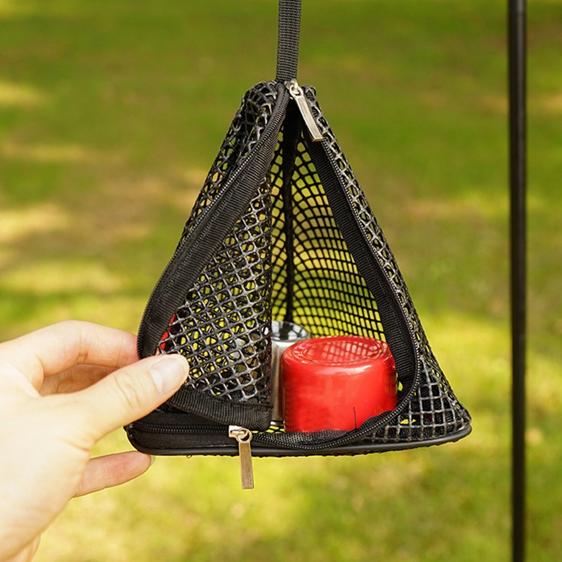 Red de secado de Triple esquina para exteriores, red de almacenamiento plegable para acampar, red colgante, cesta de almacenamiento, bolsa de red colgante de PVC
