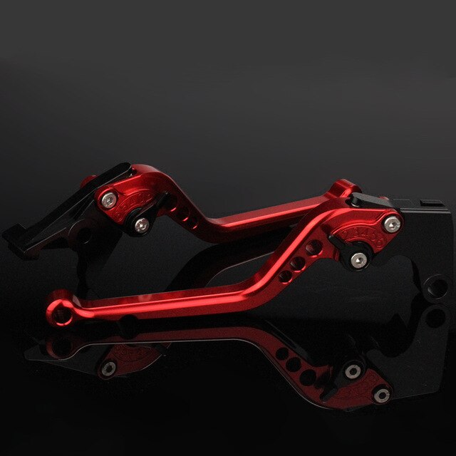 Motorsykkel brems kløtsj spak til kawasaki klr 250 klr 650 klr 650 1991-2007 1992 1993 1994 1995 1996 justerbar motorsykkel spak: Lang rød