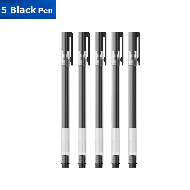 Beifa 10pc/5pc Gel Pens Set Super Durable High capacity Sign Pen Pучка 1800M Writing boligrafo School Office Stationery Supplies: Yellow