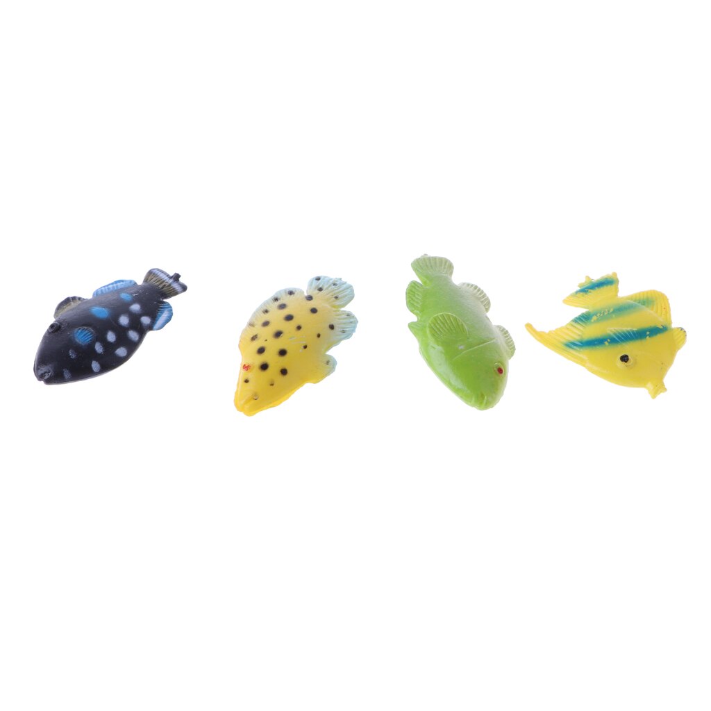 2x12-piece Plastic Marine Animal Fish Model Educational Toy Party Bag Fillers