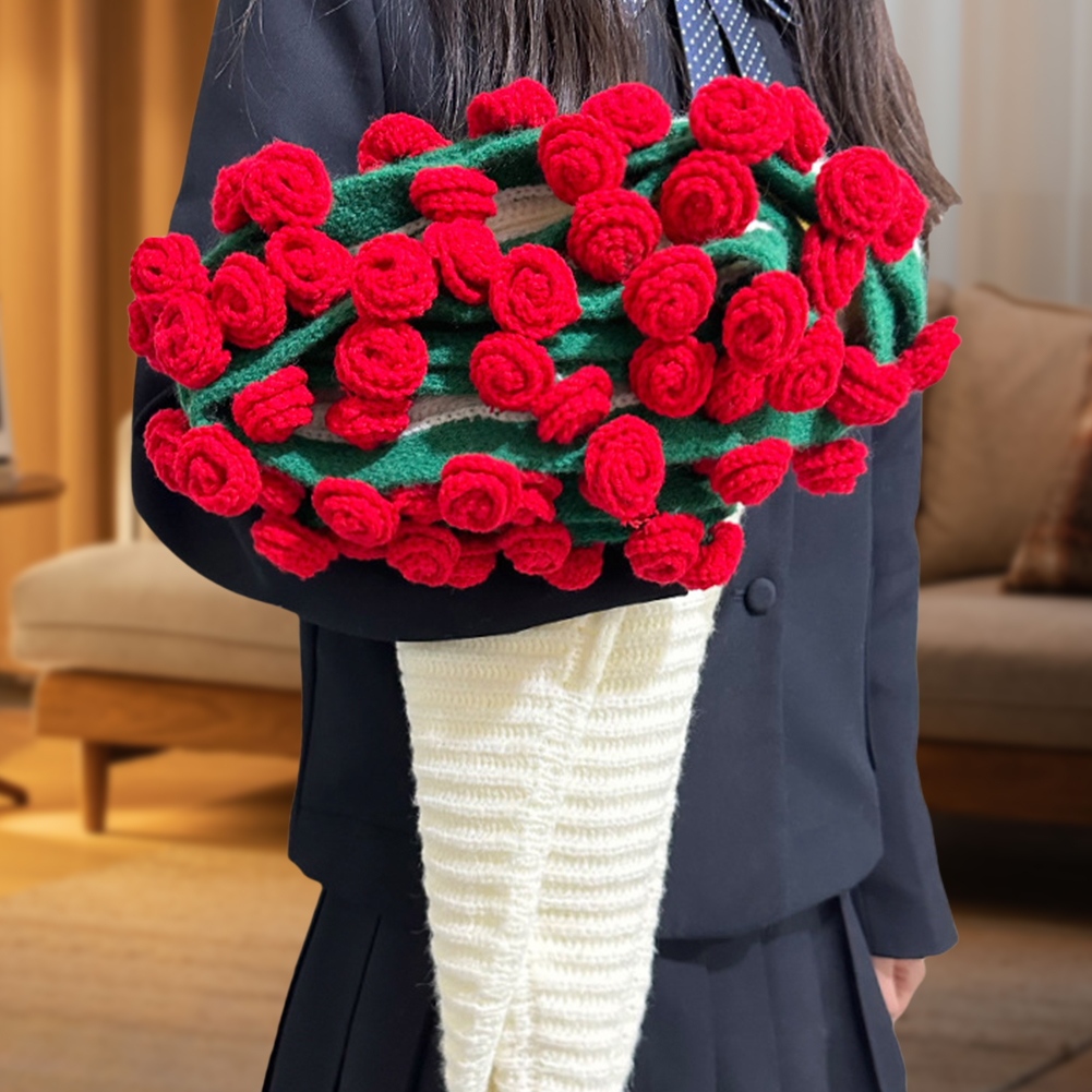 Blumenstrauß-Decke, DIY gehäkelte Decke, handgefertigt, gehäkelte Blumendecke, Rosenstrauß-Decken, weiche Strick-Überwurfdecken