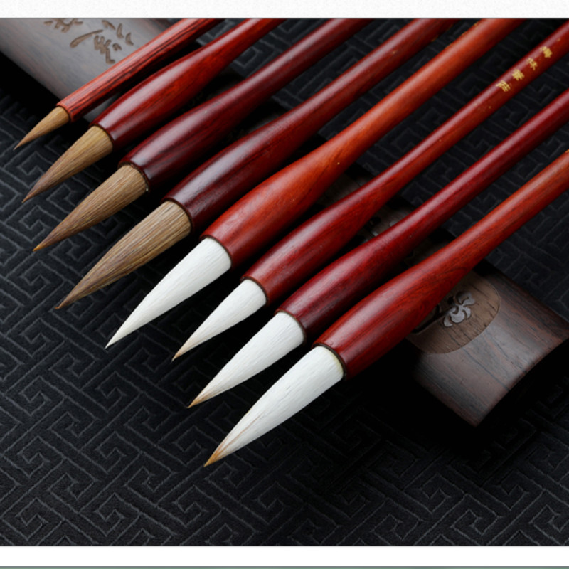 Chinese Calligraphy Writing Brush Pen Set Regular Official Script Calligraphy Brush Ink Watercolor Painting Brushes Tinta China