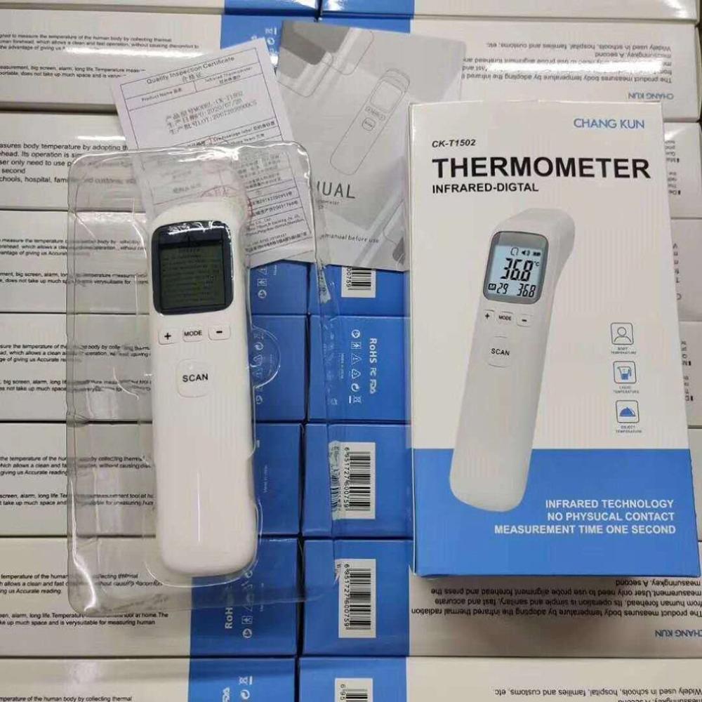 CK-T1502 Digitale Infrarood Thermometer Non-contact Baby Voorhoofd Oor Volwassen Lichaam Oppervlak Koorts Ir Kinderen Temperatuur Meter