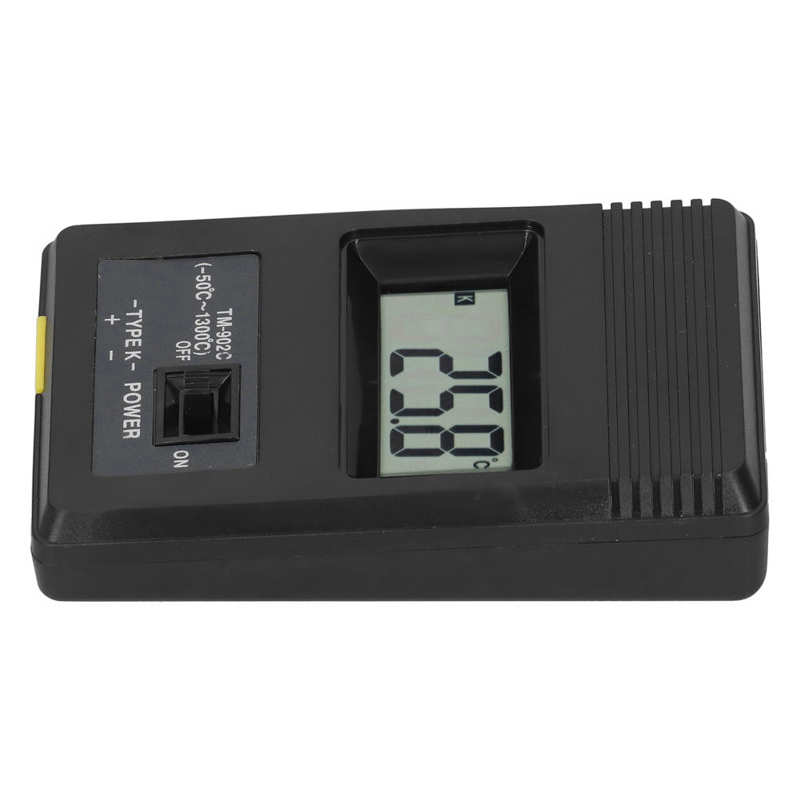 LCD Display Temperature Meter Low Power Consumption High Accuracy Digital Temperature Meter with Fish Tanks Pools for Ceramics