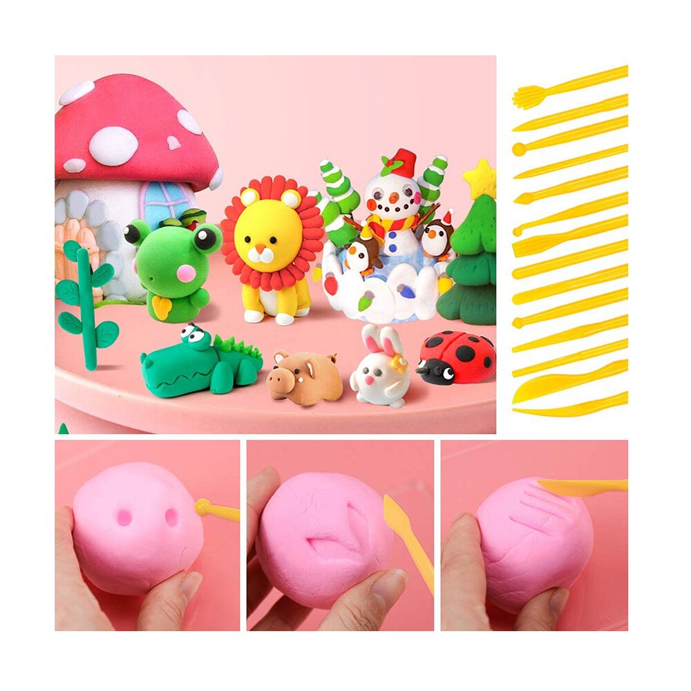 39pcs Polymer Clay Tools Set Smoothing Wax Carved Tool DIY Clay Sculpting Kit for Ceramic Shapers Modeling Pottery Carving