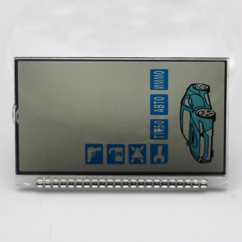 Starline A61 Vertical screen Keychain LCD display for Russian 2-way Car alarm System Starline A61 lcd remote control A61