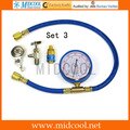 R134a R22 R410a R404a Refrigerant Charging Hose with Gauge Recharge Measuring Tool