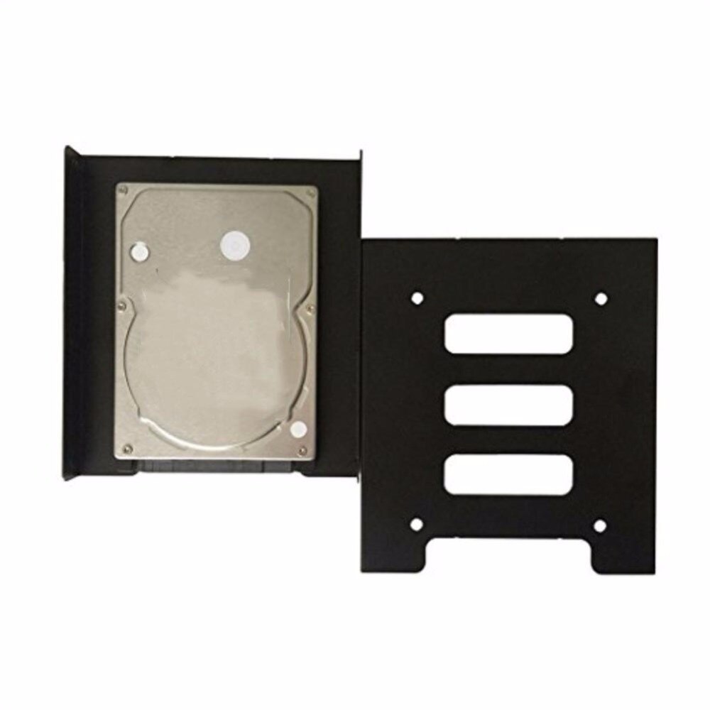 Metal For PC Hard Drive Enclosure Holder 2.5 Inch SSD HDD To 3.5 Inch Mounting Adapter Bracket Dock Hard Drive Holder