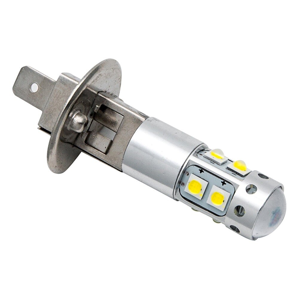 2 kpl  h1 50w tehokas led xenon valkoinen sumuvalo päivävalopolttimot 6000k 12v