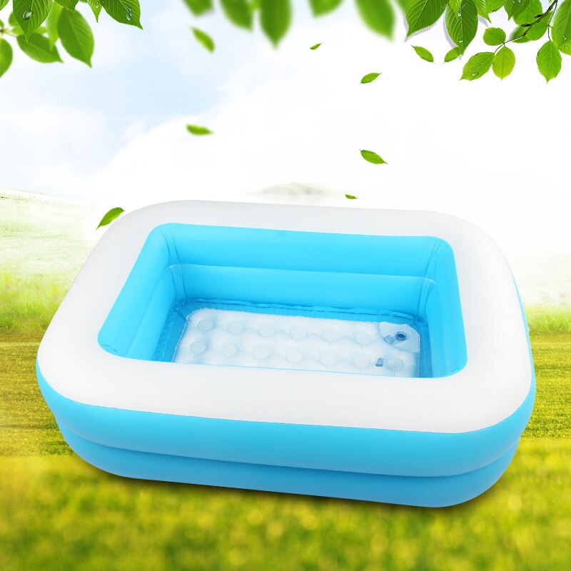 Kids inflatable Pool Children's Home Use Paddling Pool Large Size Inflatable Square Swimming Pool for baby2