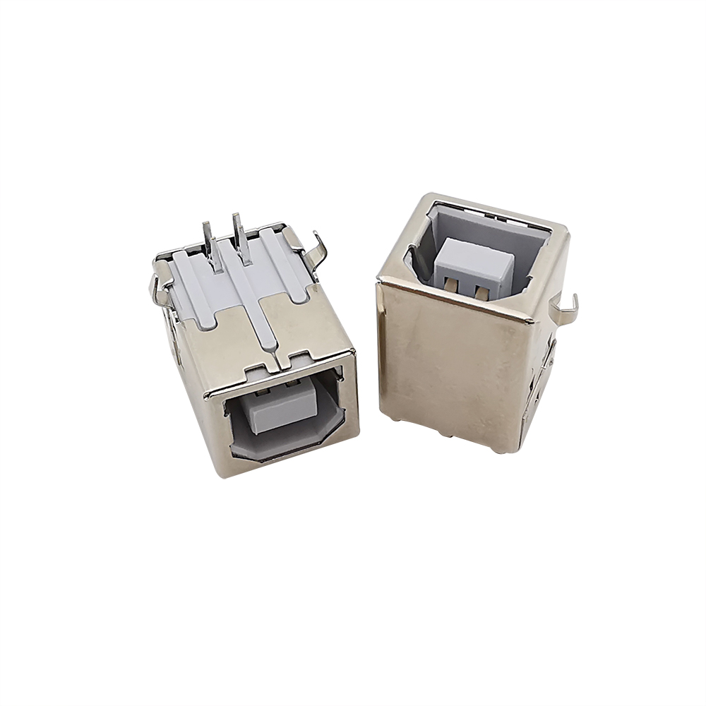 5/10/20 stk. usb b-type hun-stik 90- graders lodde-pcb-stik til printerdatainterface