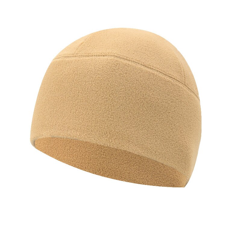 Chapeau polaire coupe-vent pour homme et femme, casquette chaude, sport de plein air, cyclisme, hiver: CA086-Khaki