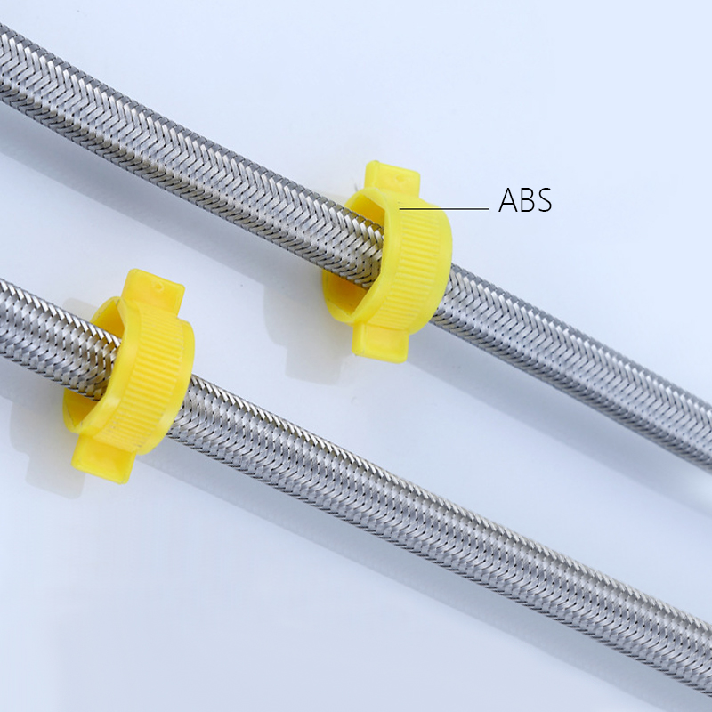 Flexibele Aansluitslang - Rvs Gevlochten - Knel X Binnendraad - 12mm X 38 Dn8 Lengte 35cm