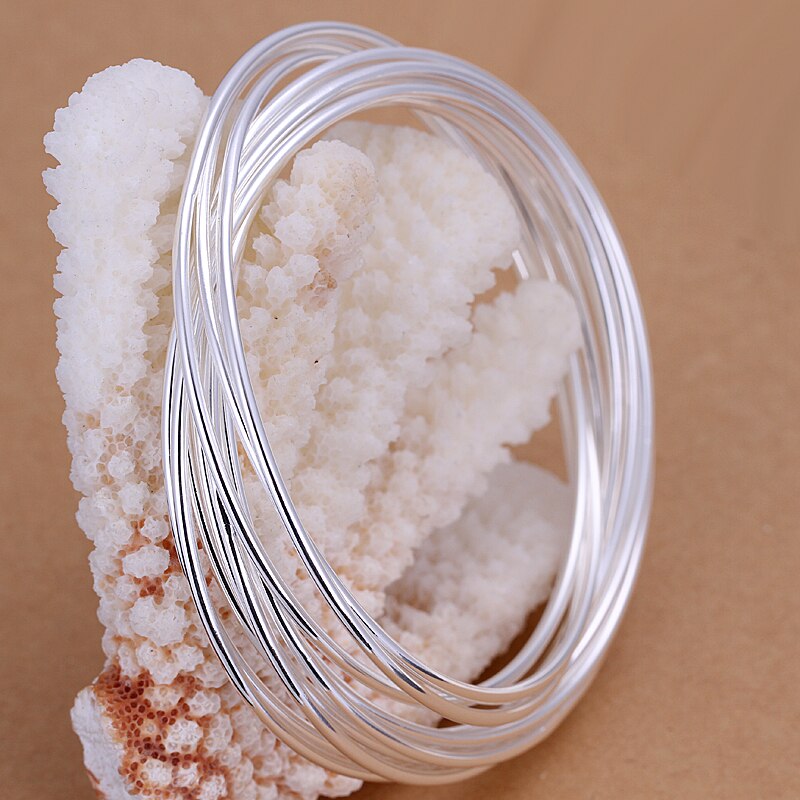 Charmhouse 925 Zilveren Armbanden Voor Vrouwen Multi Cirkels Bangle & Armbanden Polsbandje Pulseira Femme Mode-sieraden Bijoux