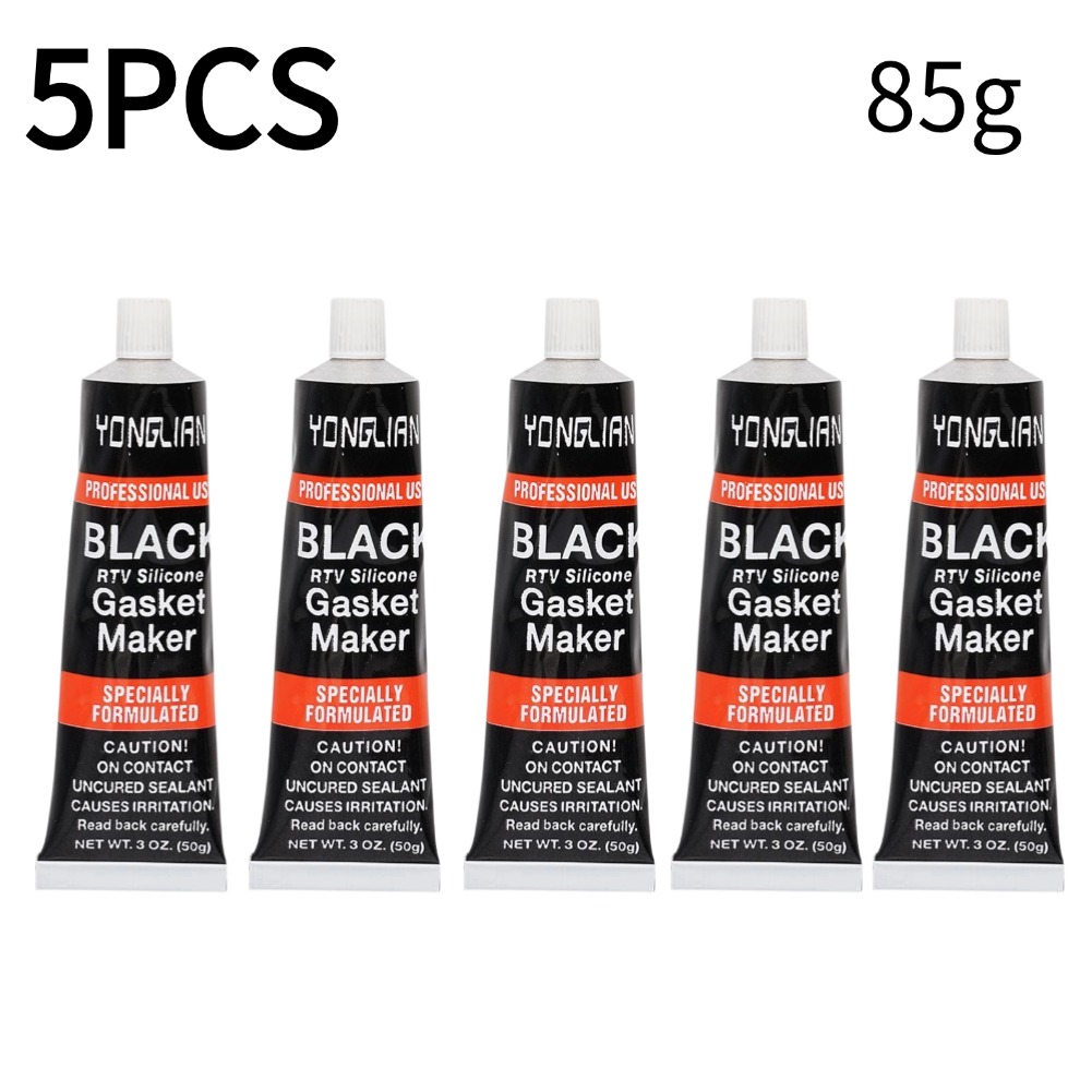 1/2/3/4/5pcs Motor Gasket Sealant Automotive Engine Sealant Adhesive High Temperature Black RTV Silicone Gasket Maker Car Glue: black