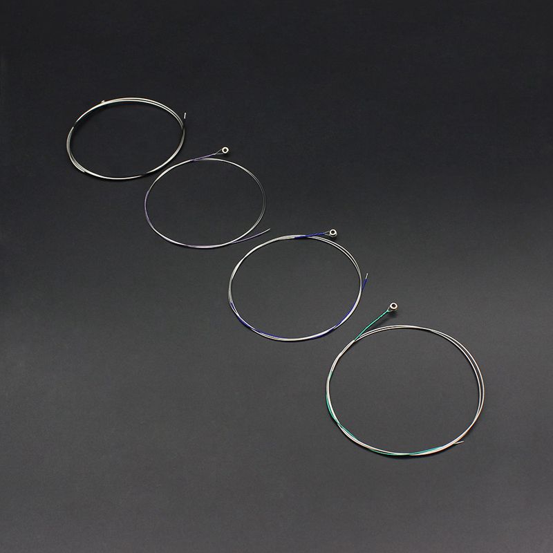 V70 violasaiten, vernickelt, verchromt, umsponnen, adgc-komplettset, drahtkugelende