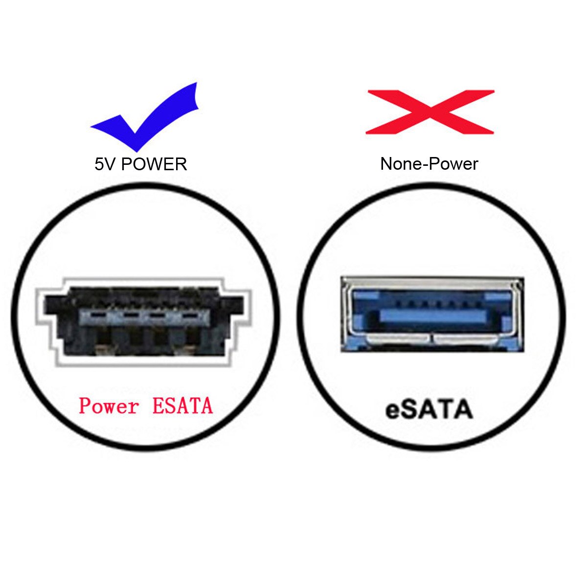 Jimier Usb 3.0 Naar Power Over Esata DC5V Adapter USB2.0 Naar Hdd/Ssd/Odd Esatap Converter