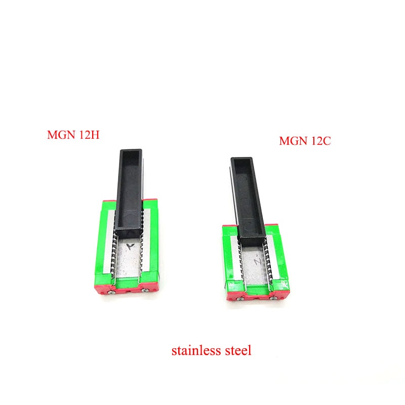 2PCS MGN12H MGN12C Linear Bearing Sliding Block Match Use with MGN12 Linear Guide for Cnc Xyz Diy Engraving Machine