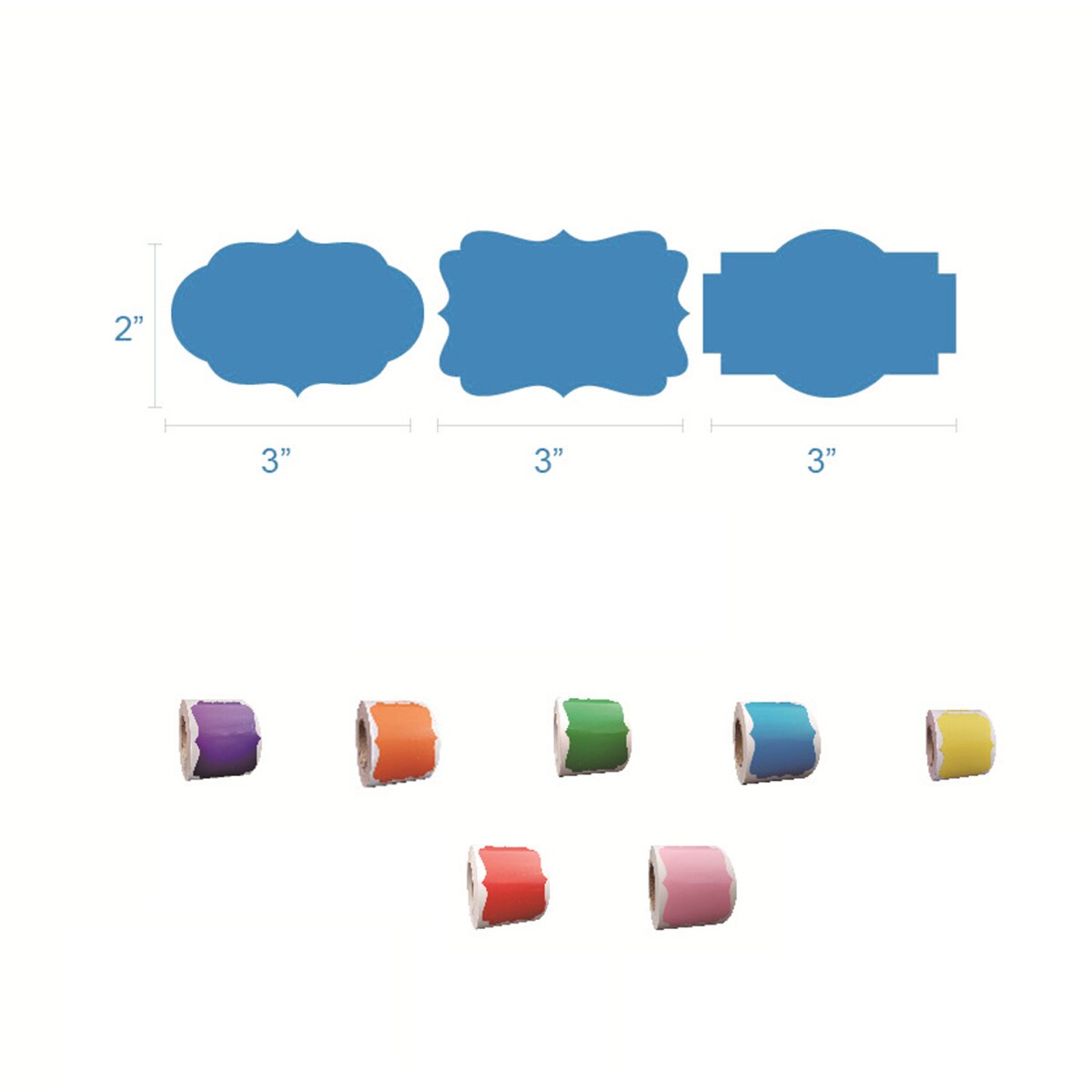 150 Pcs/Roll Erasable Label Sticker Removable Waterproof Chalkboard Solid Color Sticker For Glass Bottle Jar