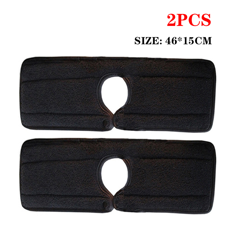 Kitchen Faucet Absorbent Mat With Buttons Sink Splash Guard Microfiber Drying Pad Countertop Protector for Kitchen Bathroom: 2pcs black 02