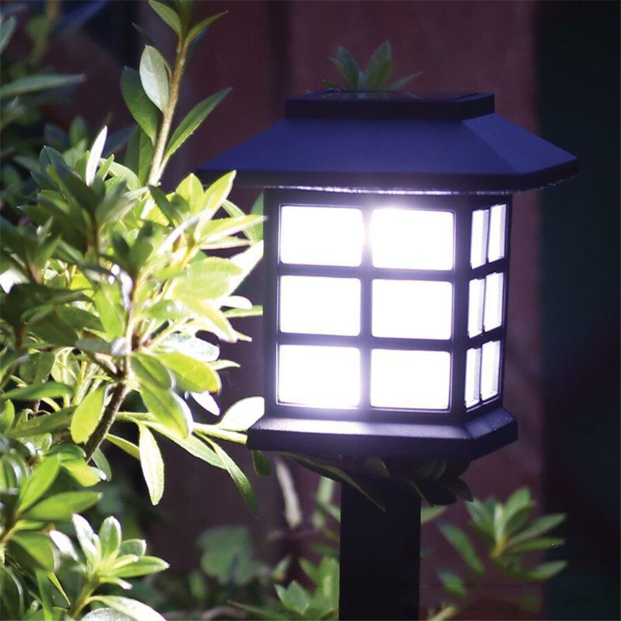 La voie solaire allume les lumières actionnées solaires extérieures de jardin de LED pour la pelouse, Patio, cour, passerelle, allée (blanc, blanc , coloré)