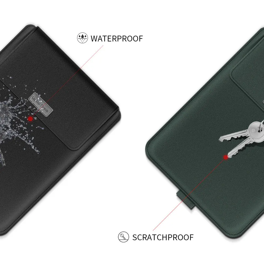 Etui na laptopa ze skóry Pu do macbooka Air Pro 13 14 16 M3 M3 M1 etui na notebooka Huawei Dell HP ASUS Lenovo 15 17 cali