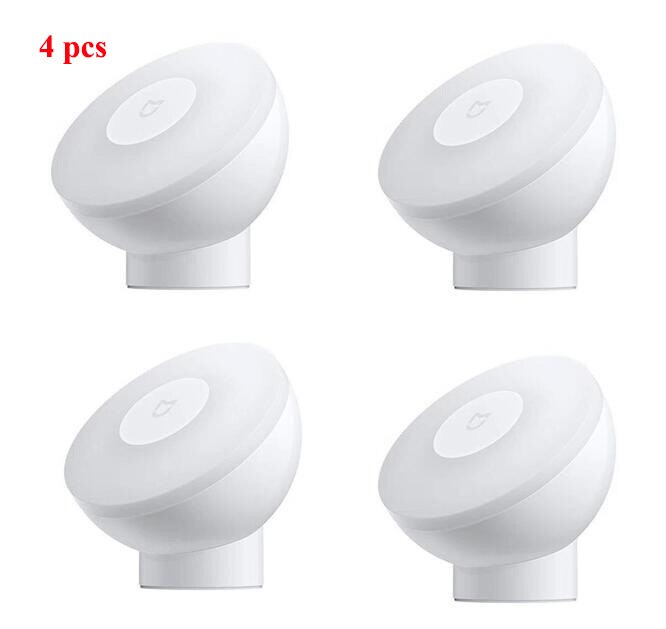 Xiaomi Mijia LED Corridor Night Light Infrared Remote Control Body Motion Sensor Smart Home Mi Home Night Lamp Yeelight H30: 4pcs Mijia 2