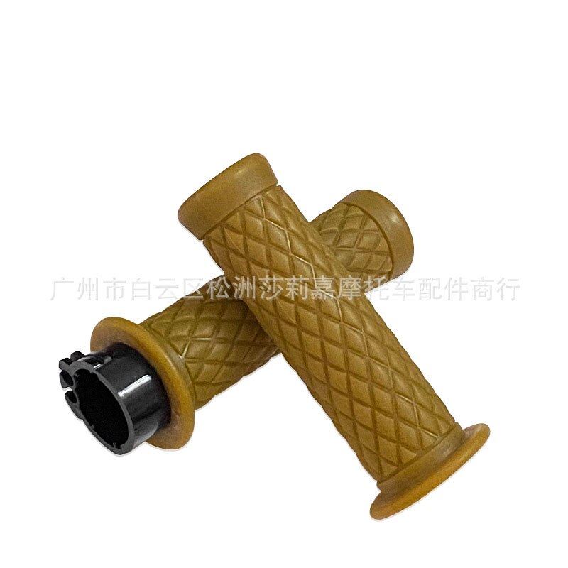 Empuñaduras de manillar de motocicleta Retro, agarre de acelerador Universal de 25MM y 28MM para Kawasaki, Yamaha, Harley, 883, 1200, Honda CB400: niujinghuang