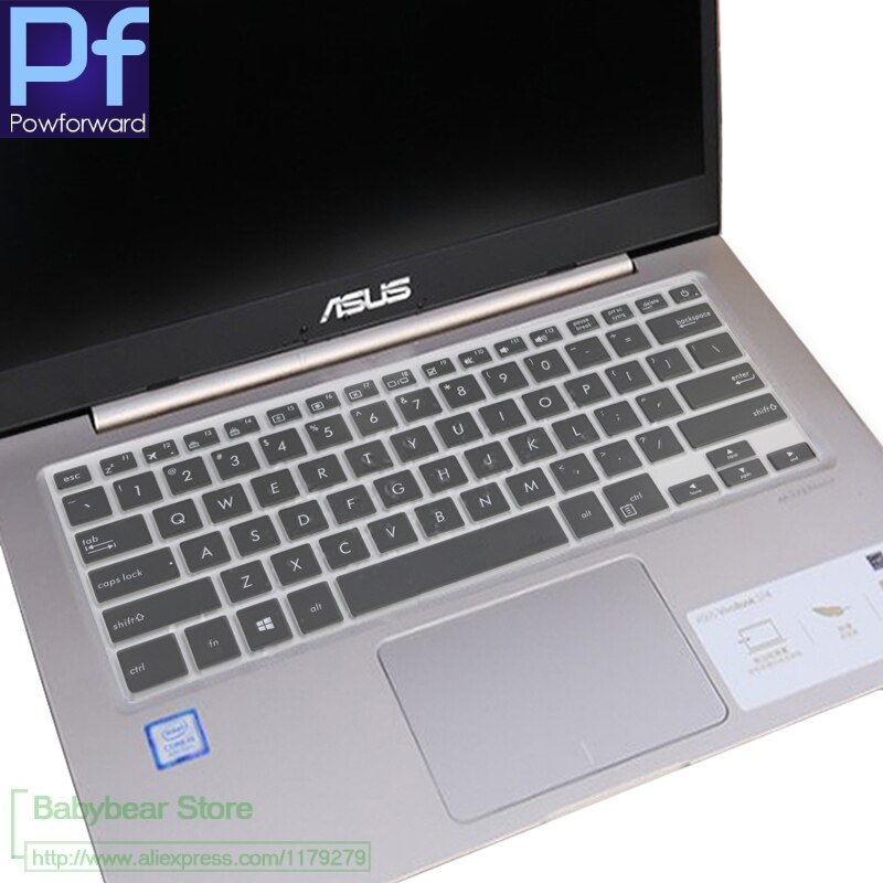 laptop Keyboard cover protector skin For ASUS ZenBook 14 UM431DA UM431D um433d um433da UM431 UM433 DA UM 431 433 D DA 14 inch: clear