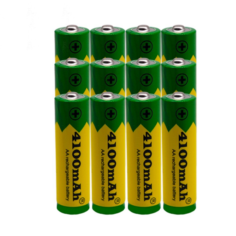 Aa Oplaadbare Batterij 4100Mah 1.5V Alkaline Oplaadbare Batery Voor Led Licht Speelgoed Mp3