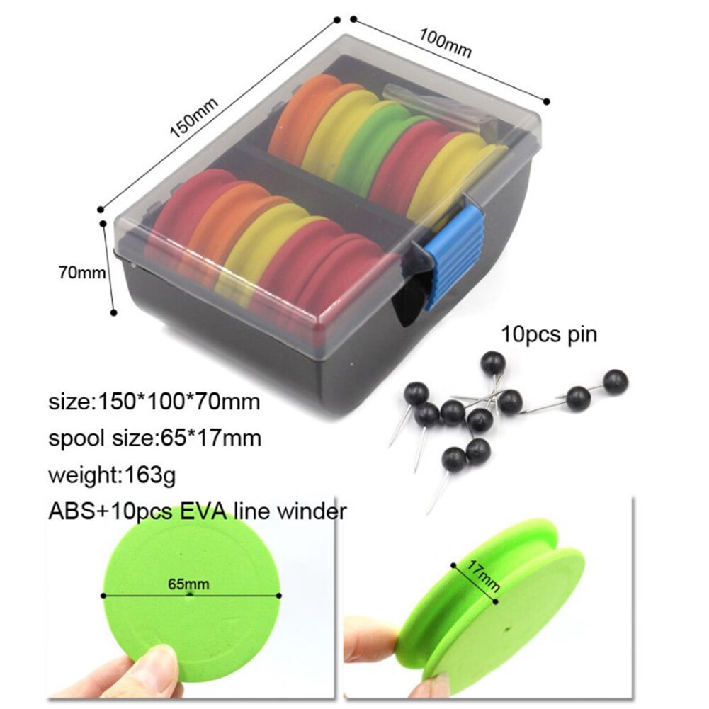 Devanadera de aparejo de espuma Eva, sistema de aparejo de Pesca en el mar, nuevos accesorios de herramientas de aparejos de Pesca Iscas, 20 unids/caja