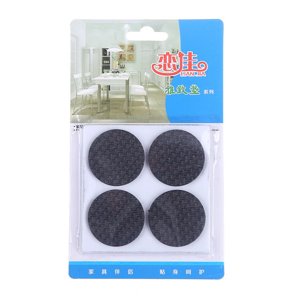 Pad Cover Table Feet Anti-Slip Mat Protectors for Furniture Legs Table Furniture Sticky Tips Chair Leg Pads Floor Rubber Feet3FM: Greyish Brown