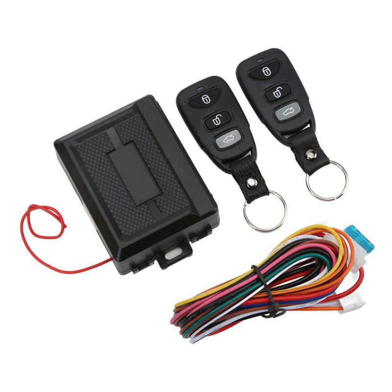 Remote Central Kit Universal 12V Keyless Entry System with 3 Buttons Key for Modification