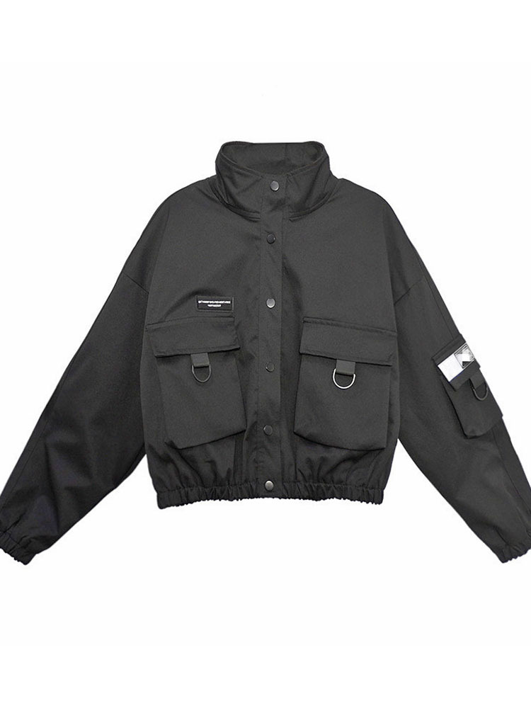 Max LuLu Europese Lente Kleding Vrouwen Zwarte Punk Stijl Jassen Dames Casual Korte Jassen Vrouwelijke Gothic Streetwear