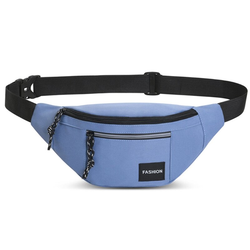 Mannen Borst Zak Taille Fanny Pack Belt Pouch Reizen Hip Bum Schoudertassen Purse M68C