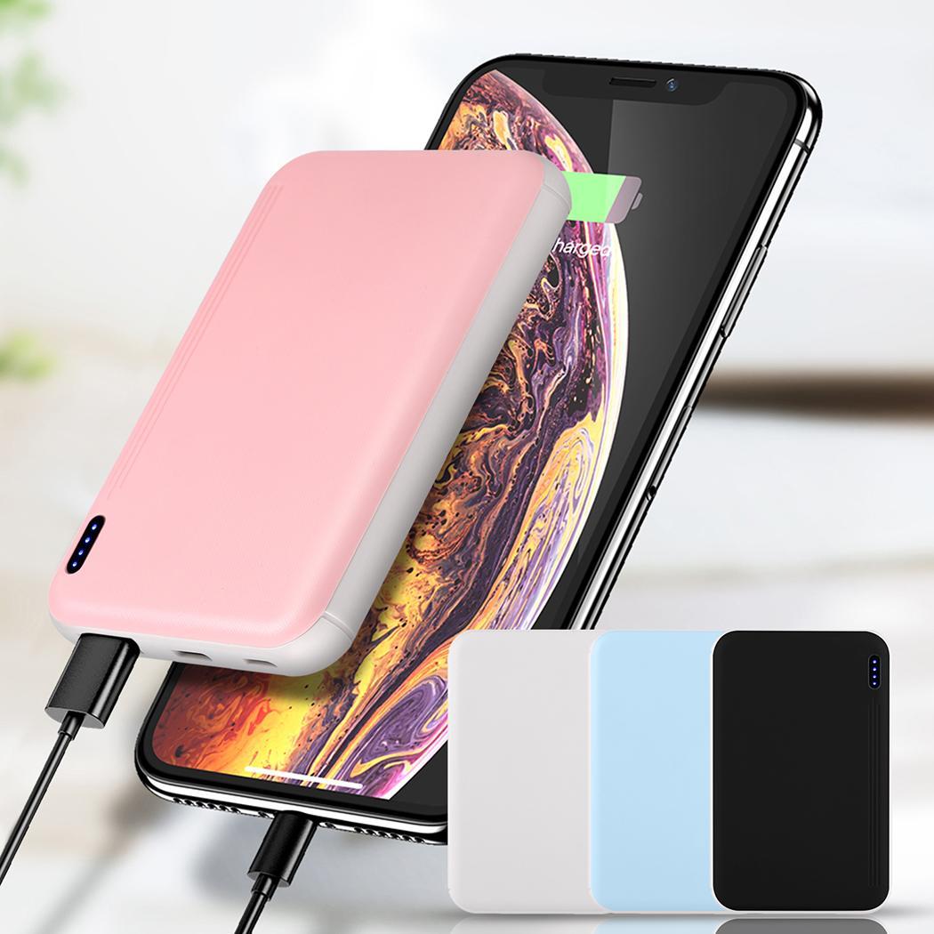 10000mAh Portable batterie externe de Téléphone Portable Chargeur de Batterie Externe chargeur portatif à deux bornes usb Rose Poverbank Charge Rapide Pour iPhone