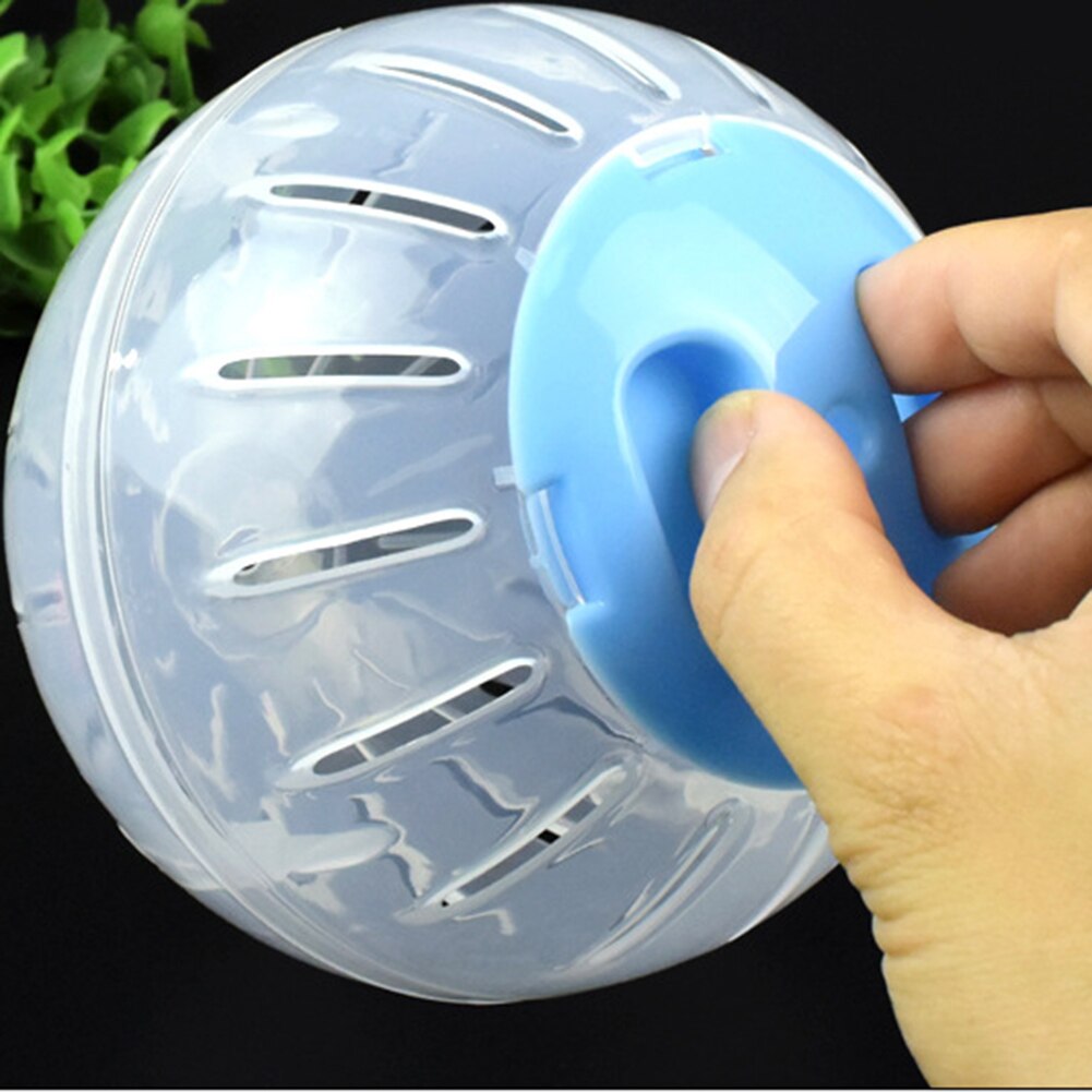 Boule en plastique de 10/12 cm pour l'extérieur, petit animal de compagnie, souris, rongeur, Jogging, jouet amusant, Hamster, Rat