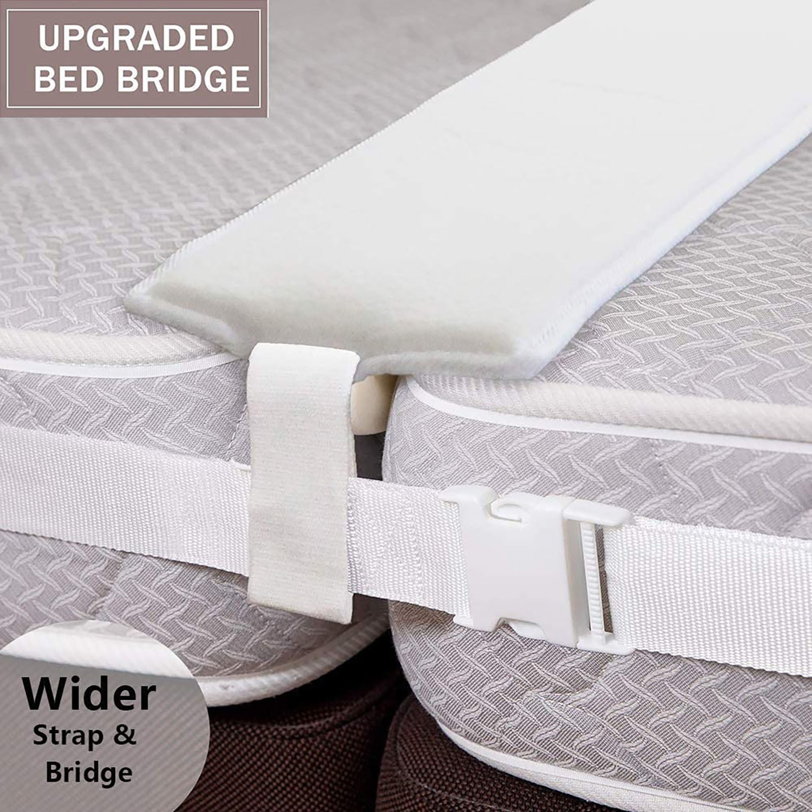 Bed Brug Matras Connector Wit Bed Mat Converter Kit Metalen Bed Gap Filler Twee Enkele Matras Connector Voor Home Hotel